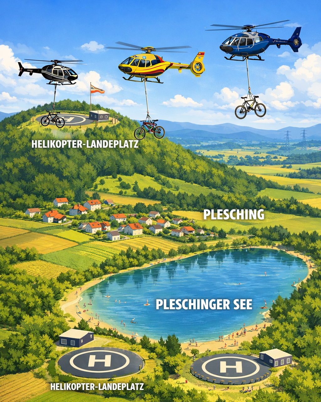 Plan Heli-Biking Pfenningberg-Trails UpperTrails