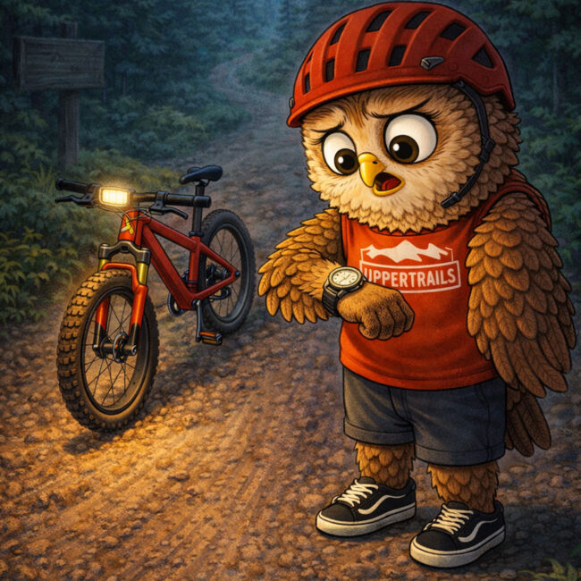 UpperHoot Nachtfahrten Trails