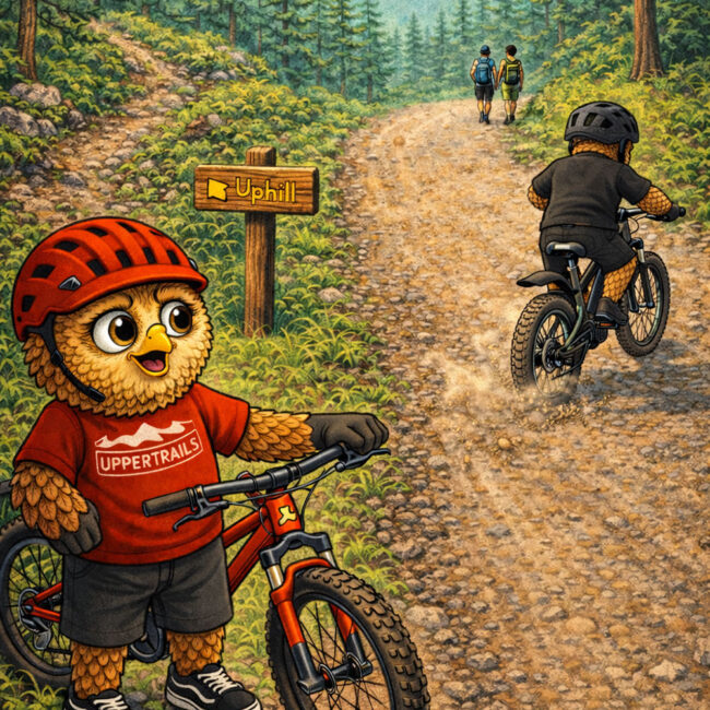 UpperHoot - Uphilltrail auf den UpperTrails nutzen