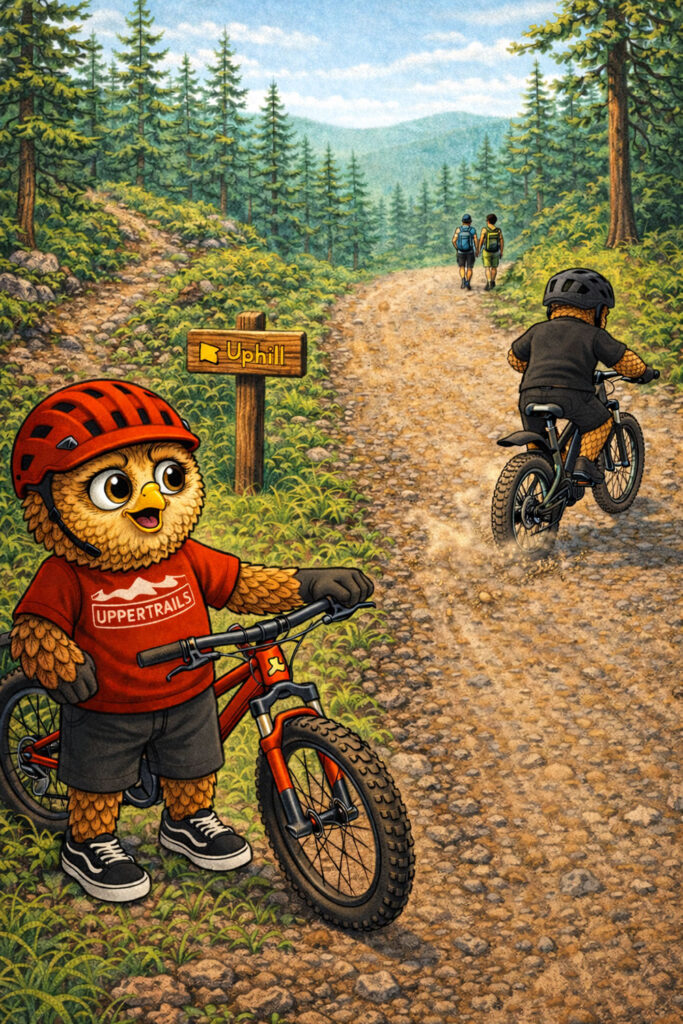 UpperHoot - Uphilltrail auf den UpperTrails nutzen